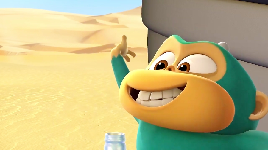 انیمیشن میمون های بیگانه Alien Monkes - قسمت 37